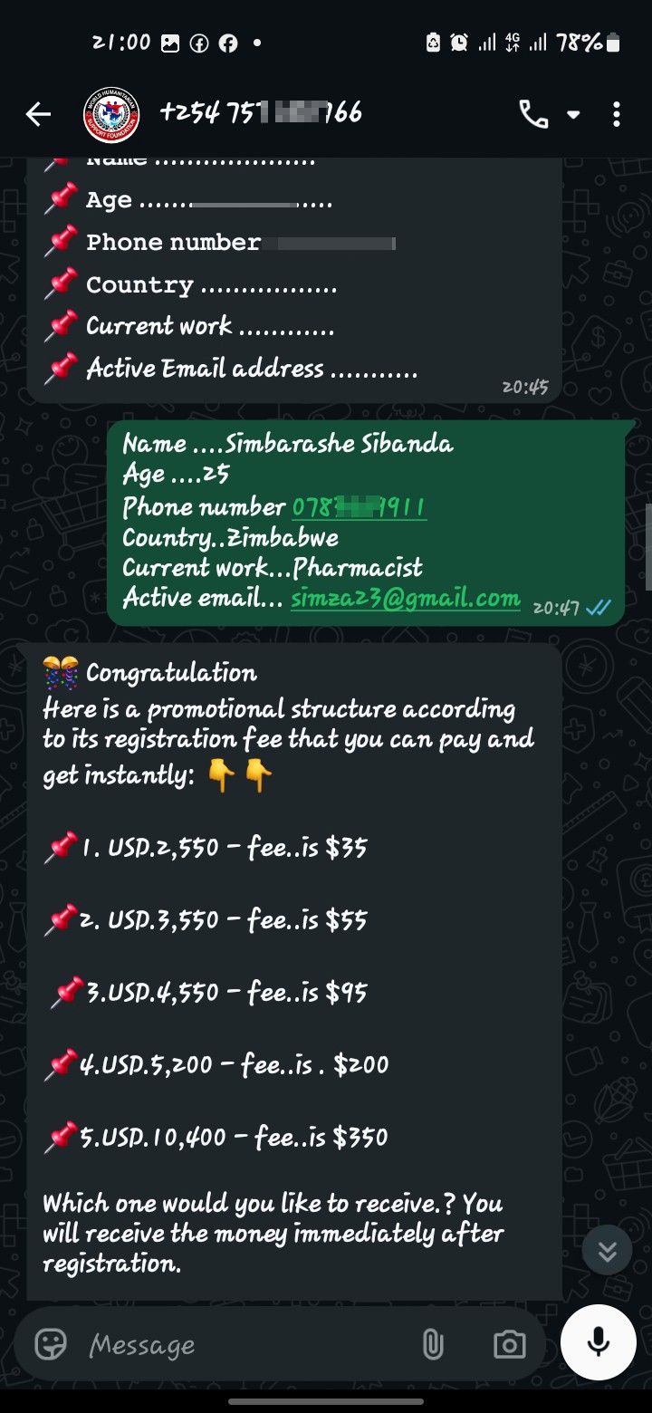 Never click his links , he can take your money from ecocash - image 2