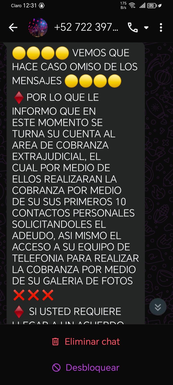 extortion app Invercredito - image 2