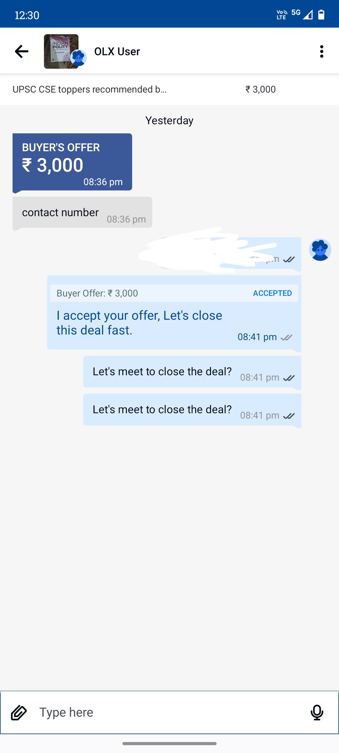 olx buyer scam 