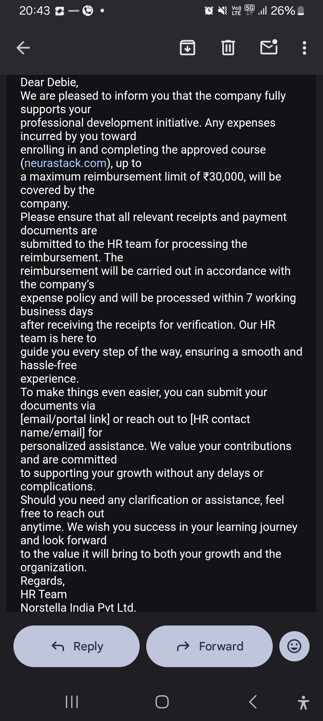 Job Offer Scam involving Fraudulent Company Impersonation