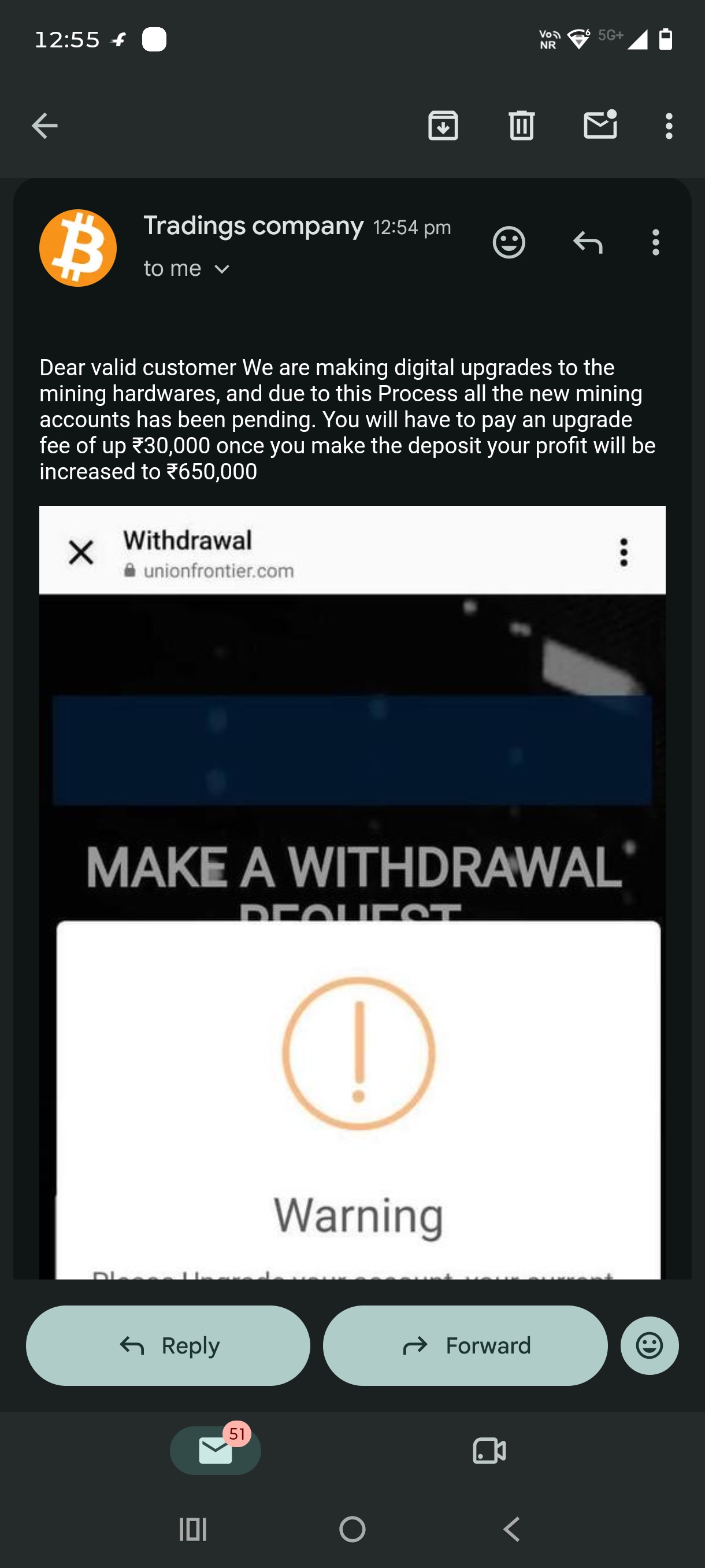 investment scam 🚨