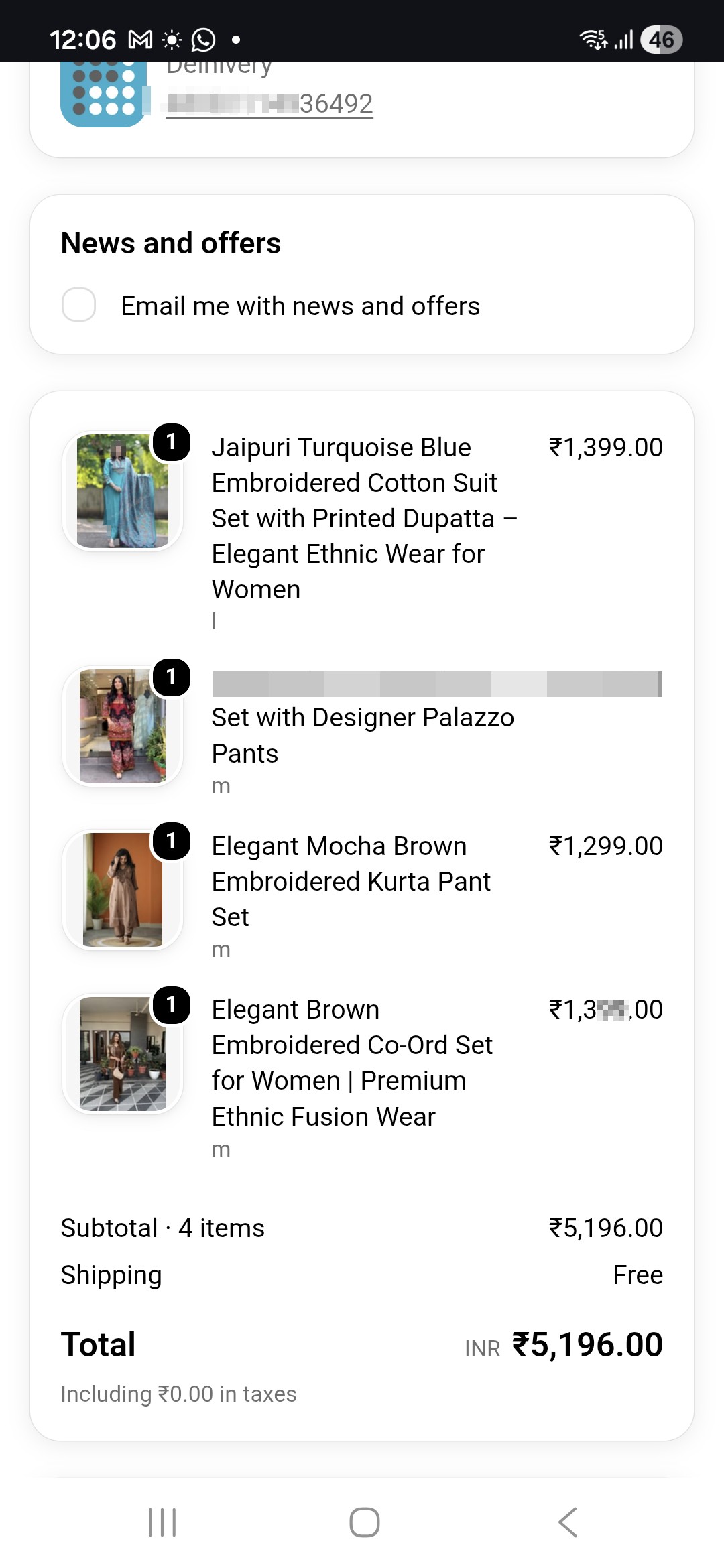 scammed by fabindia 
