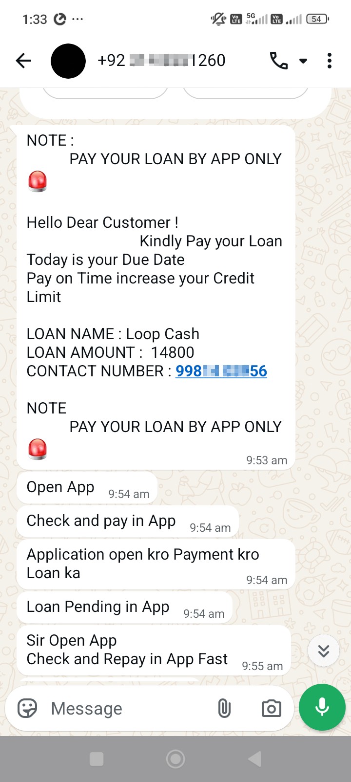 fake loan app generated loan amount and demand money paid loan - image 6