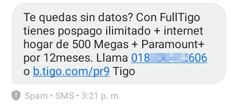 Is the operator "Tigo" a scam?