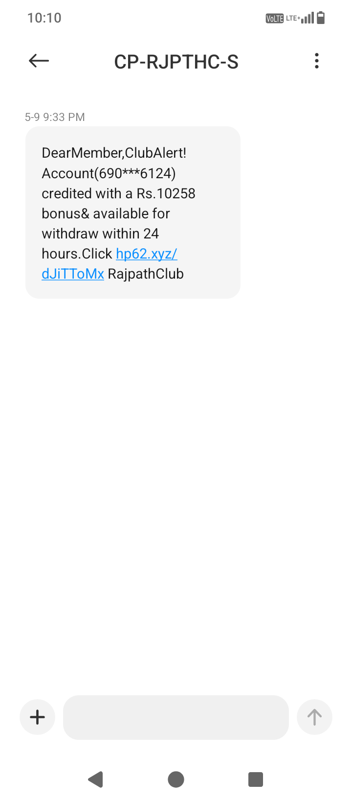 Money fraud by saying they send money.