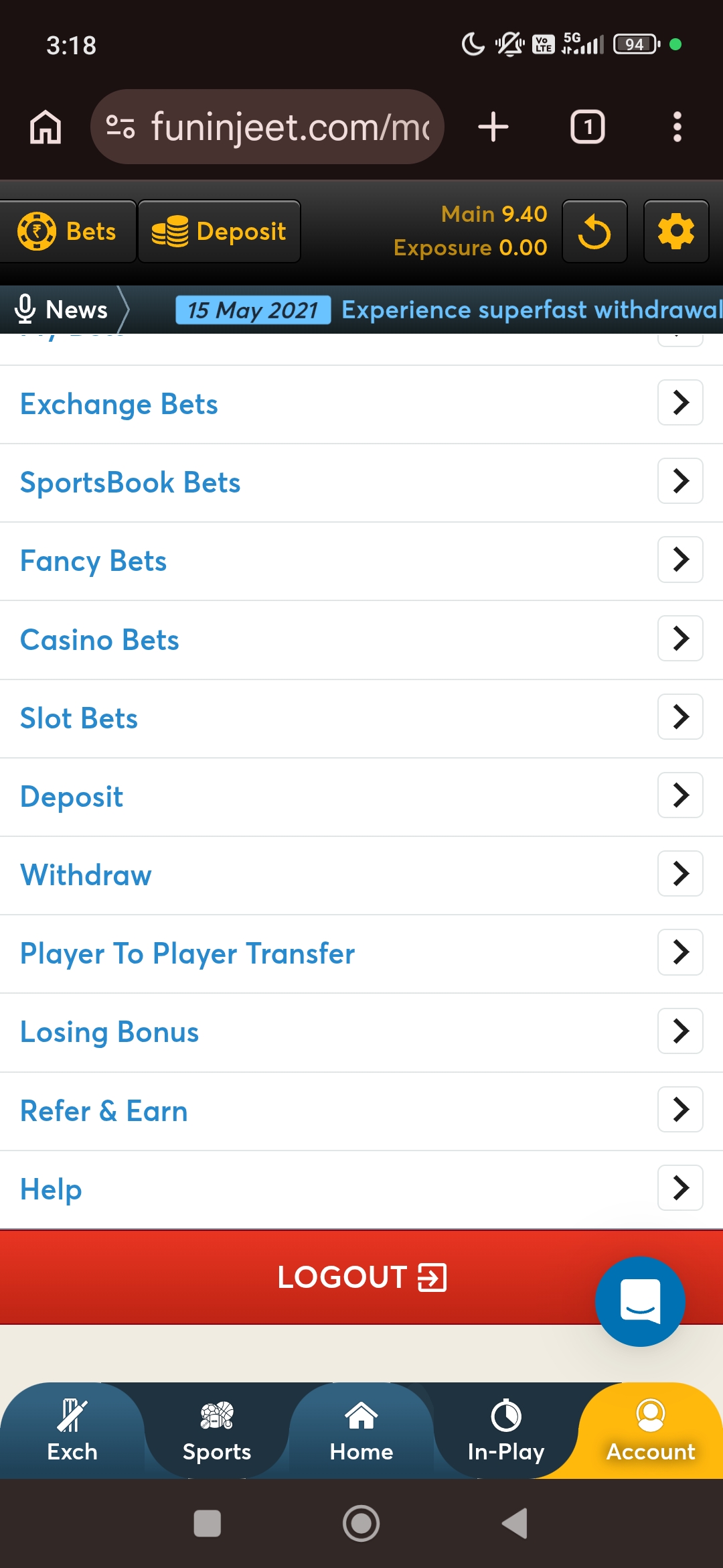FuninJeet Or PlayinExch game wesite fraud