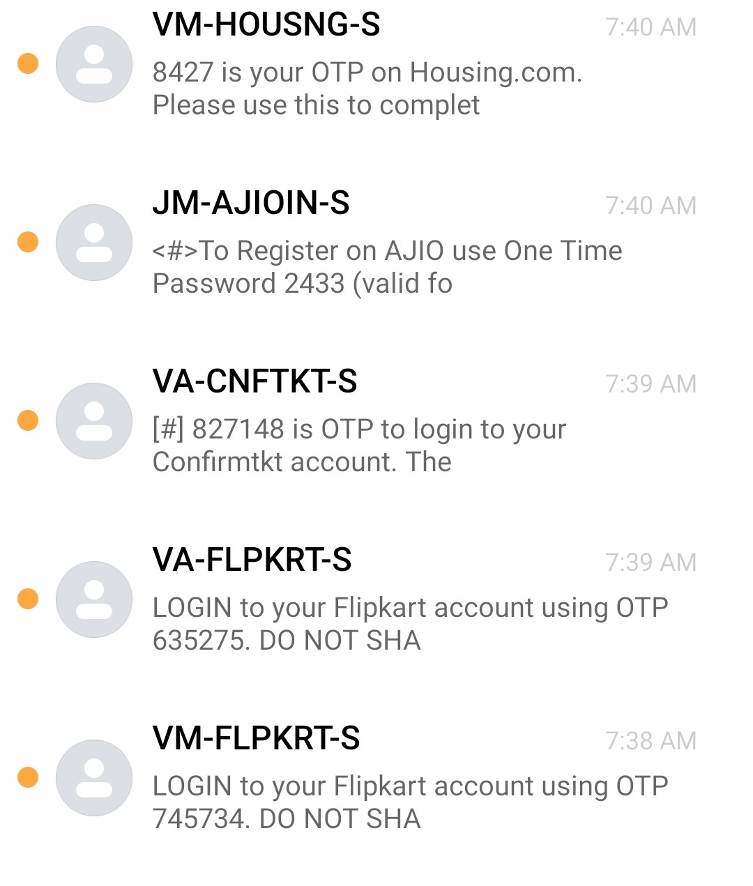 OTP scam 
