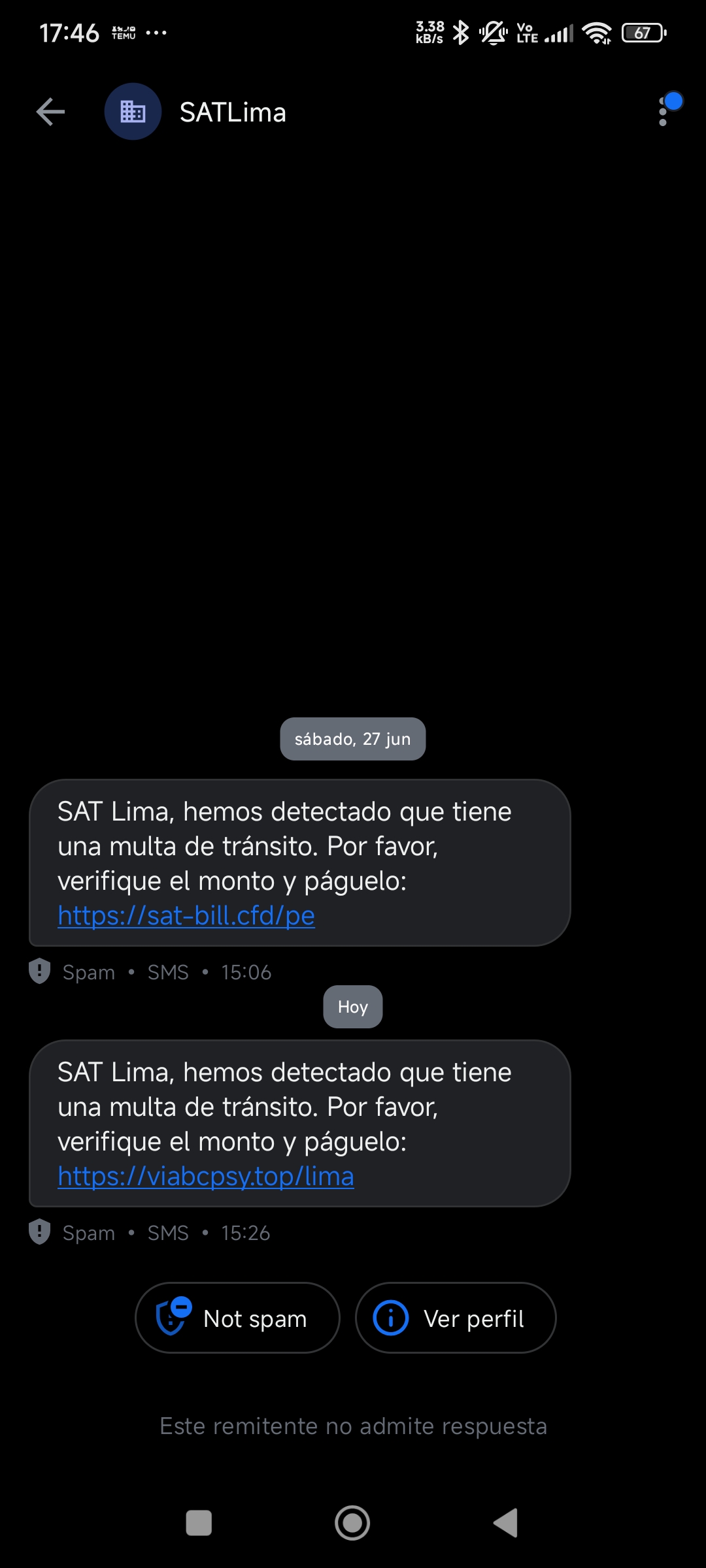 SAT scams