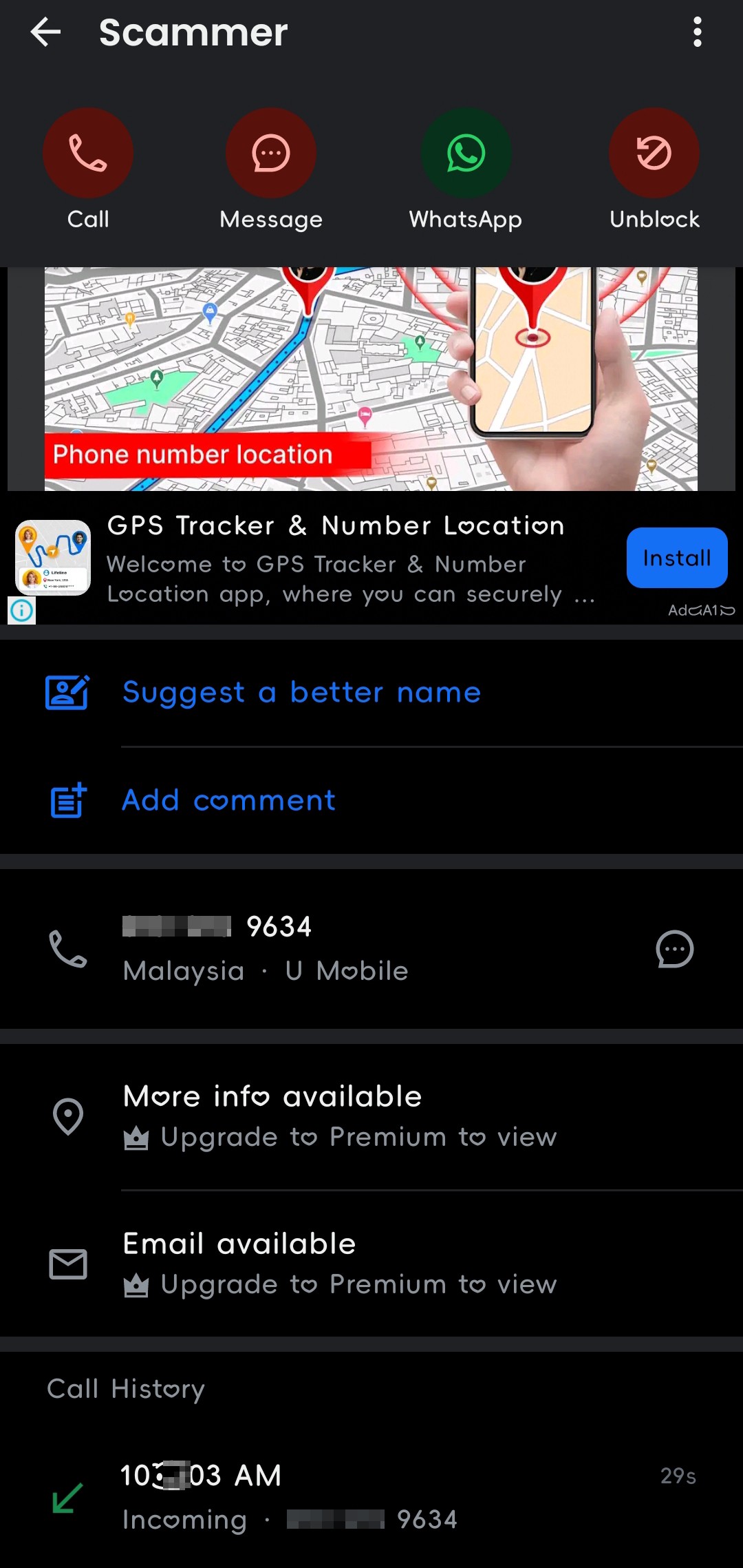 Scam experience  - image 2