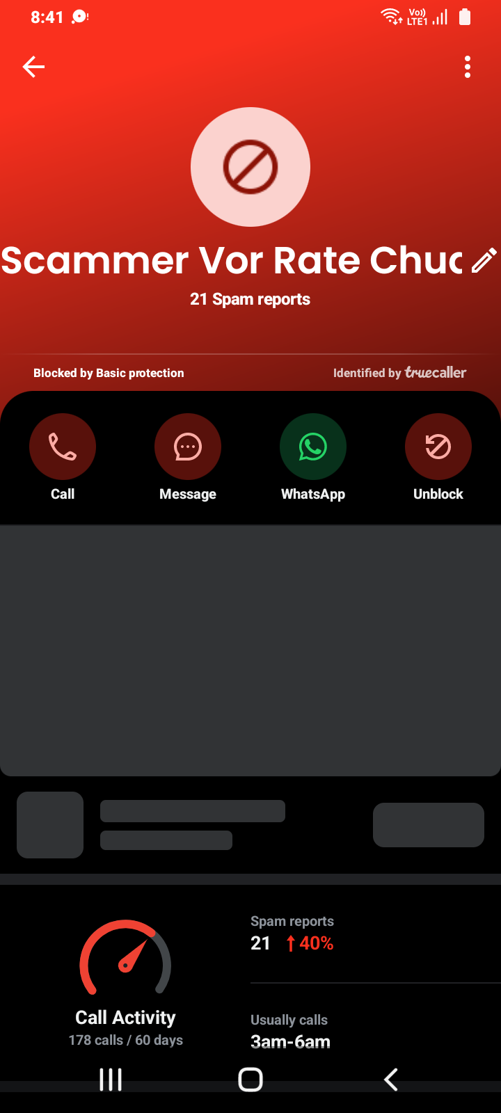 Crazy, do not answer if a call comes from this number. - image 2
