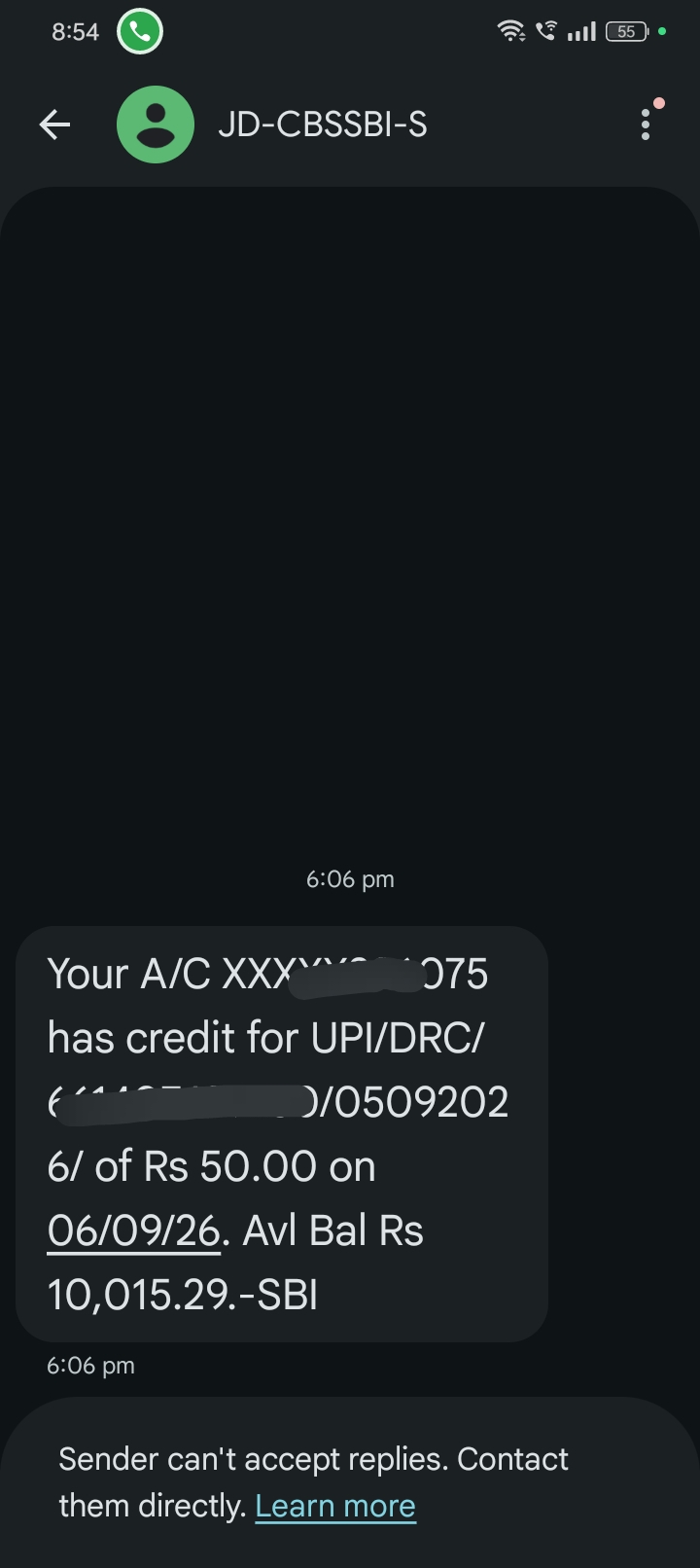 Money debited from account without any Transactions