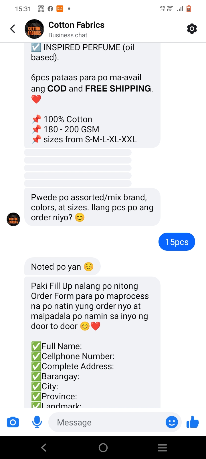 fraud scammer of cotton fabrics  - image 4