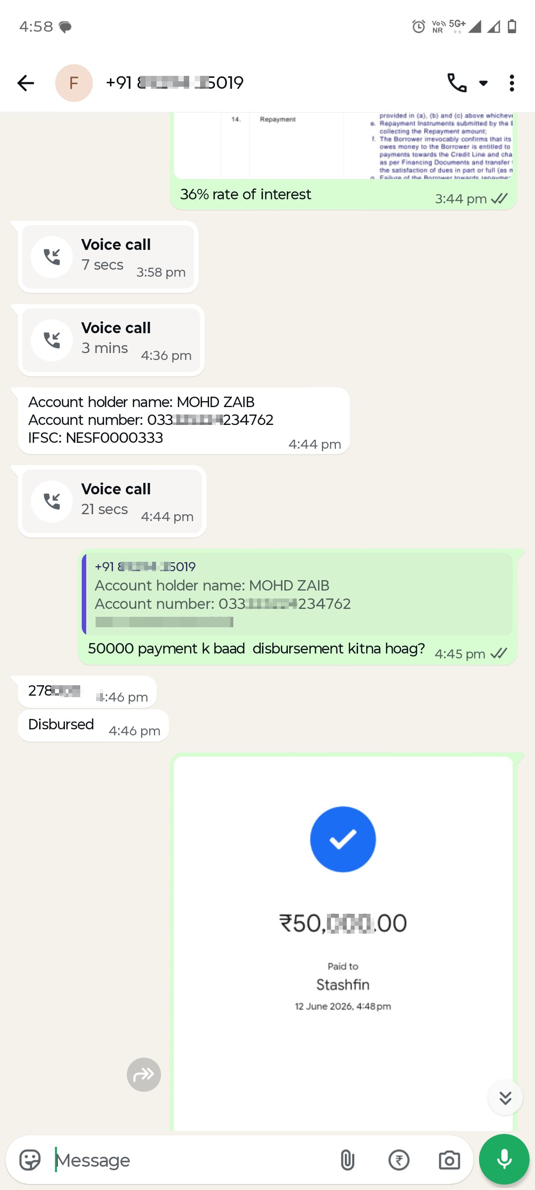 Fraudulent Loan by Stashfin Akara Finance 