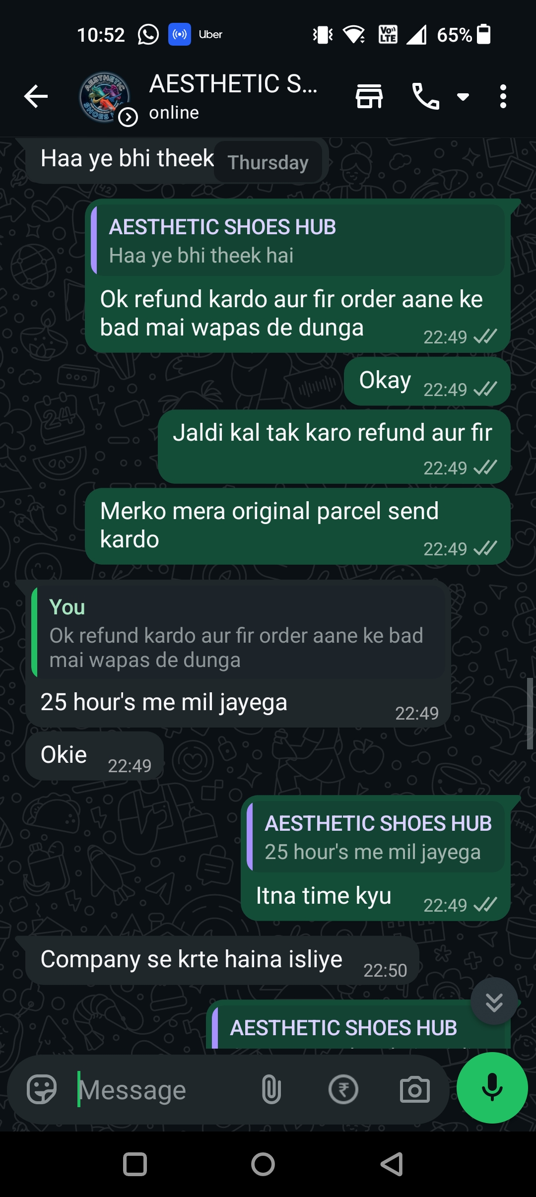 asthetic shoes hub scam - image 9