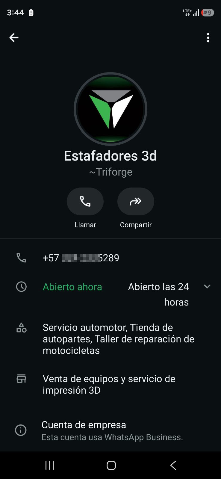 SCAMMERS TRIGORGE 3D TEL: 3242335289