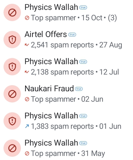 New type of spamming 