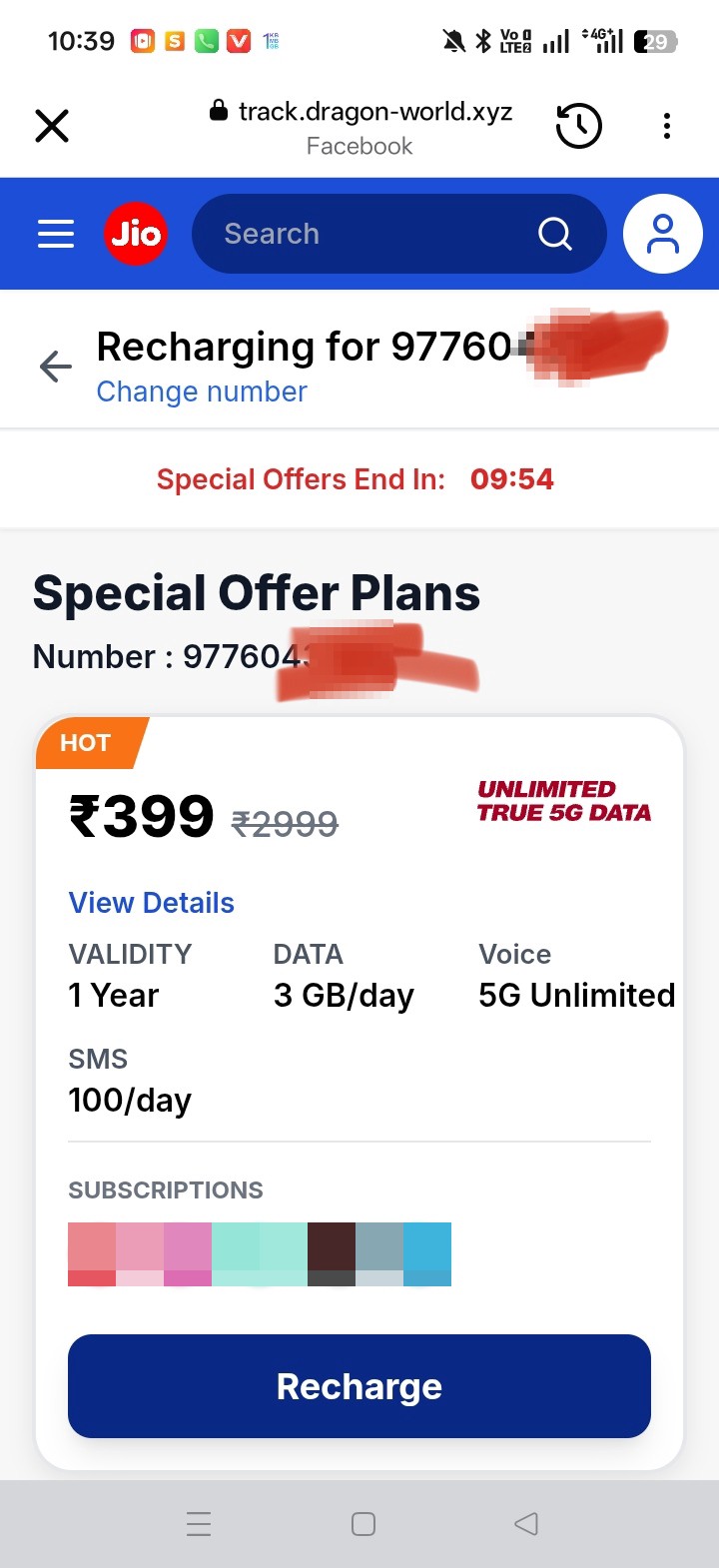 Survivors of Jio New Recharge Scam