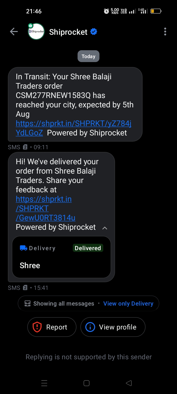 Delhivery logistics service scam, Shree Balaji Traders gurgaon palamvihar Haryana  - image 5