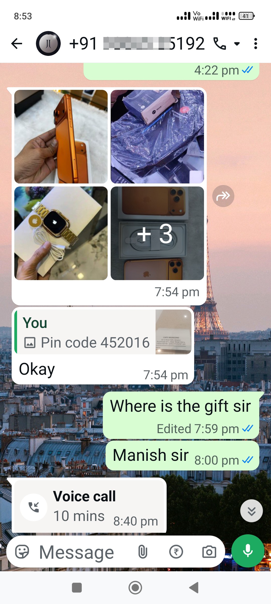 his asking money  - image 2