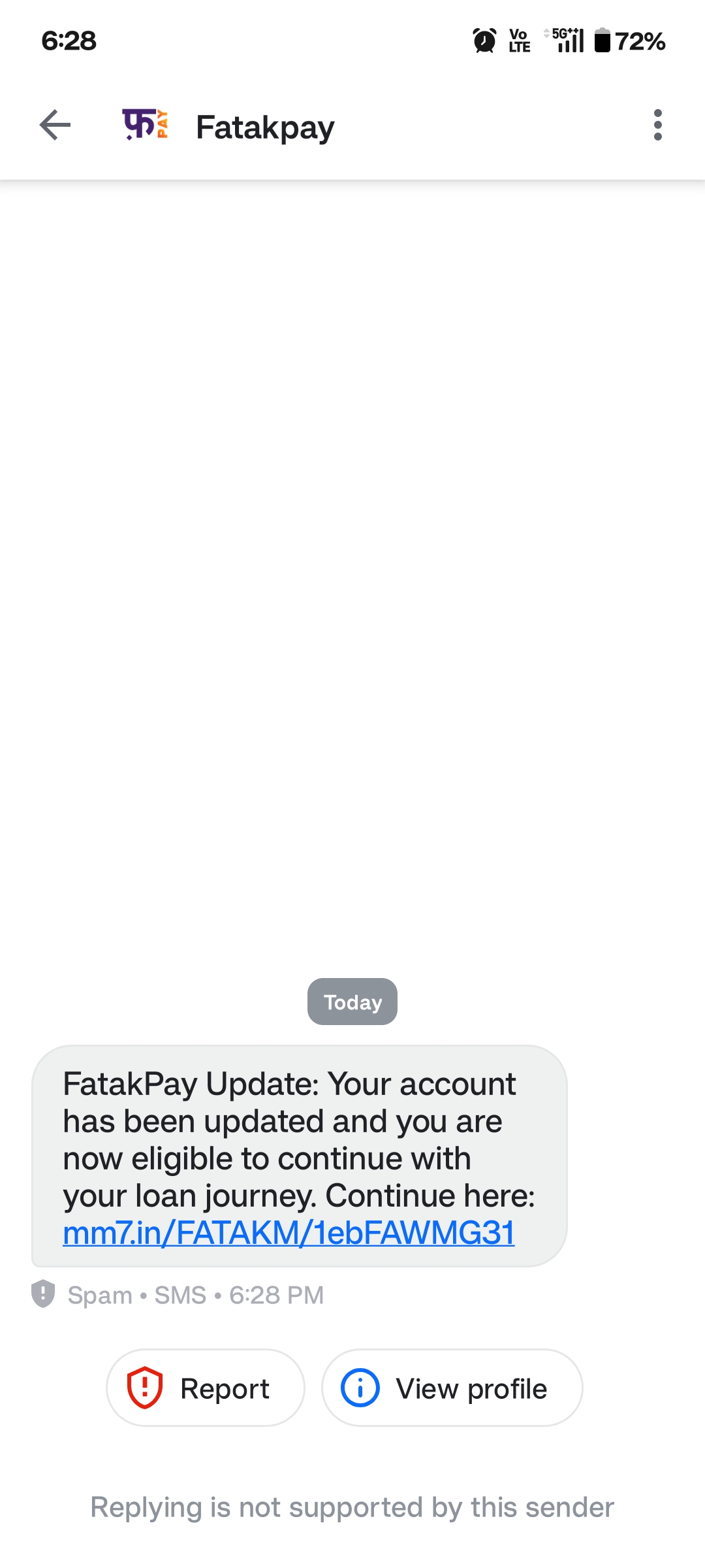 scam or wht can anyone suggest 