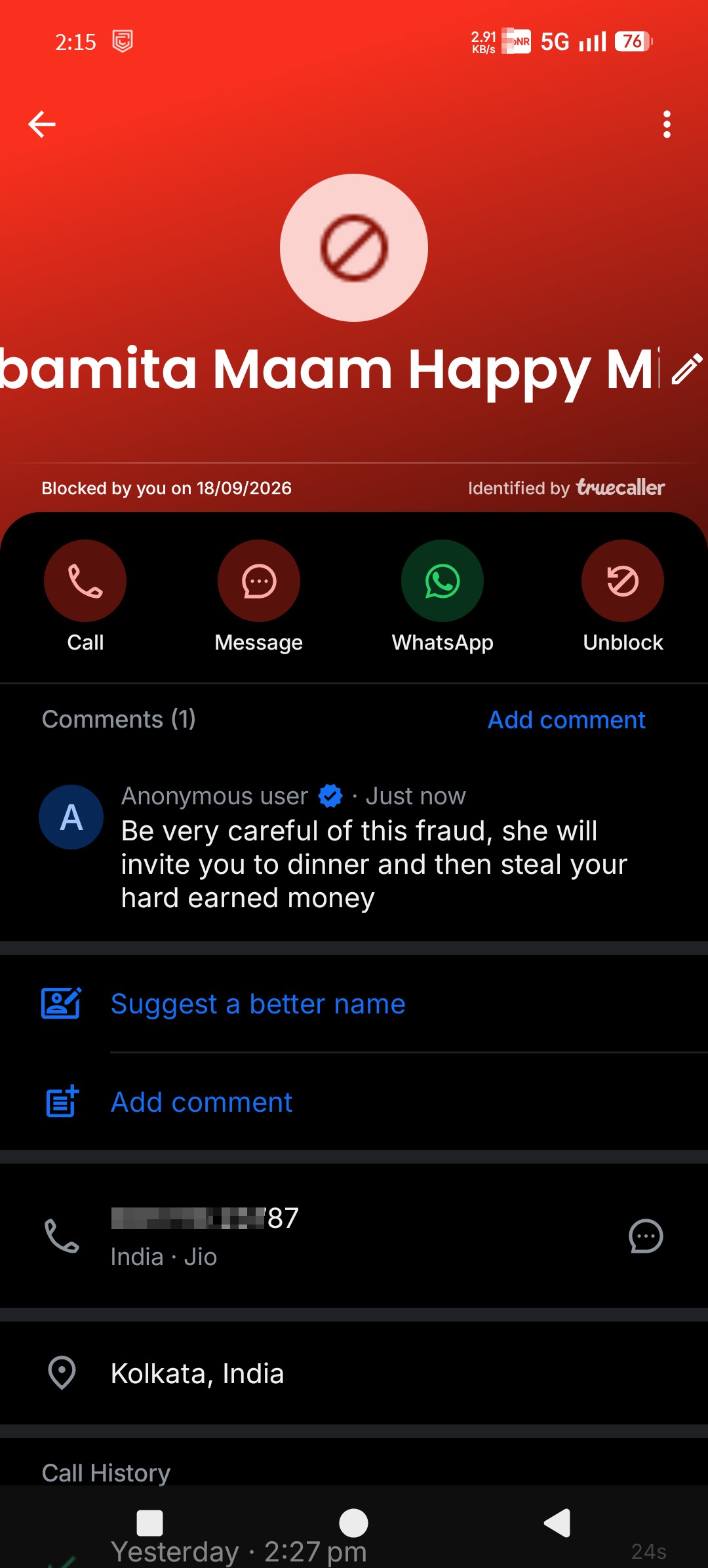 holiday Scammer 