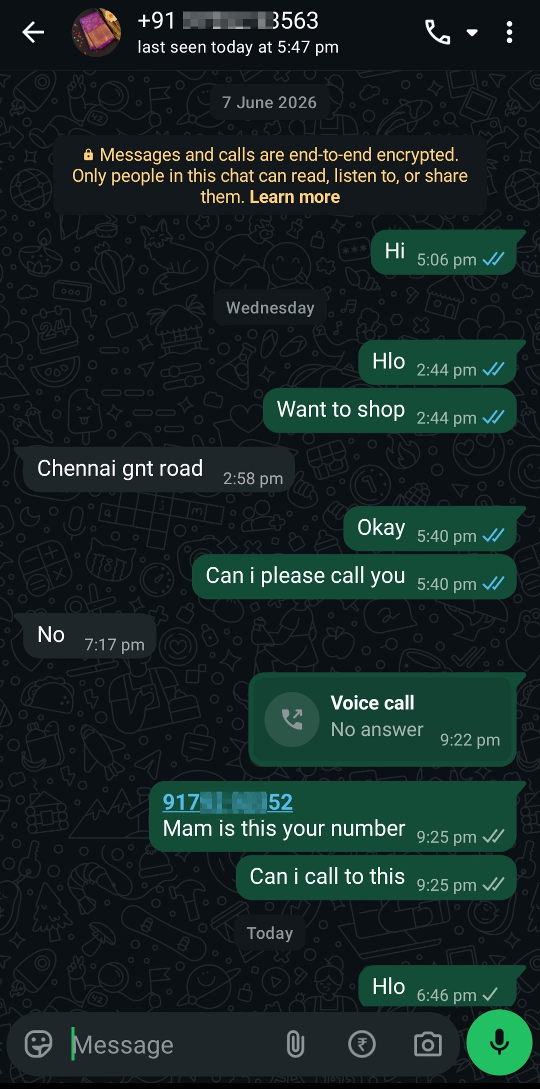 Scam about online saree shopping