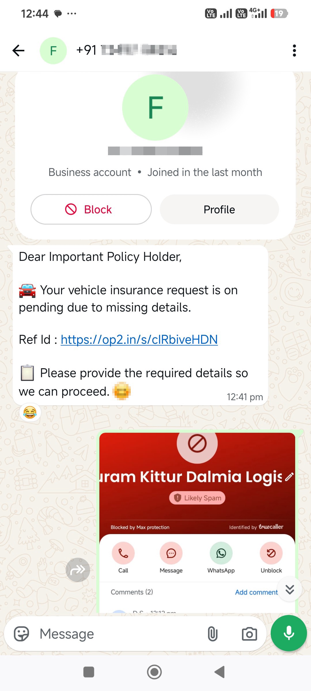 Insurance Scam