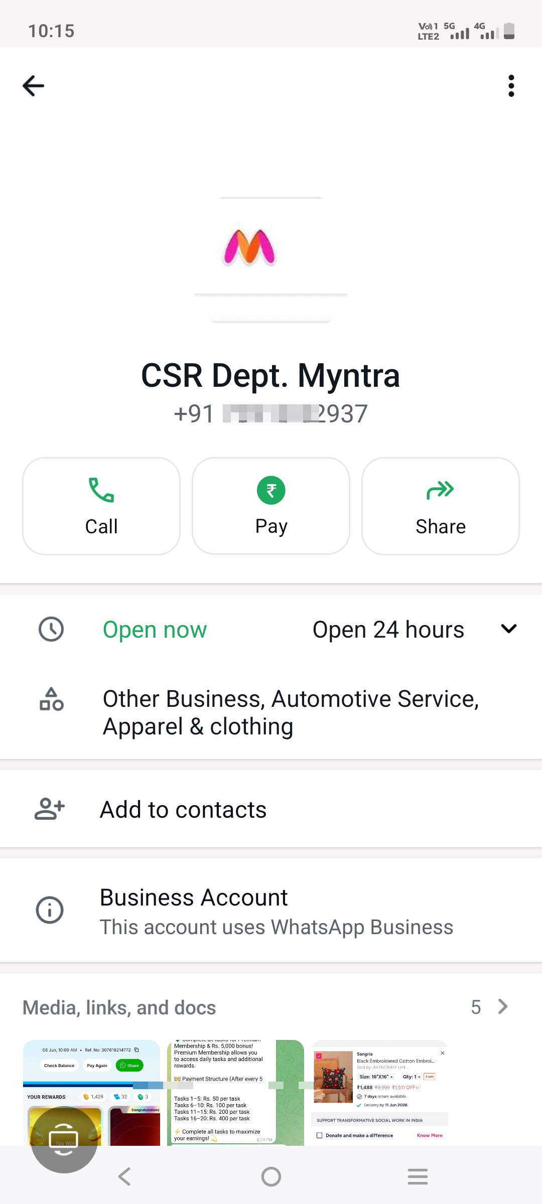 Myntra online work 