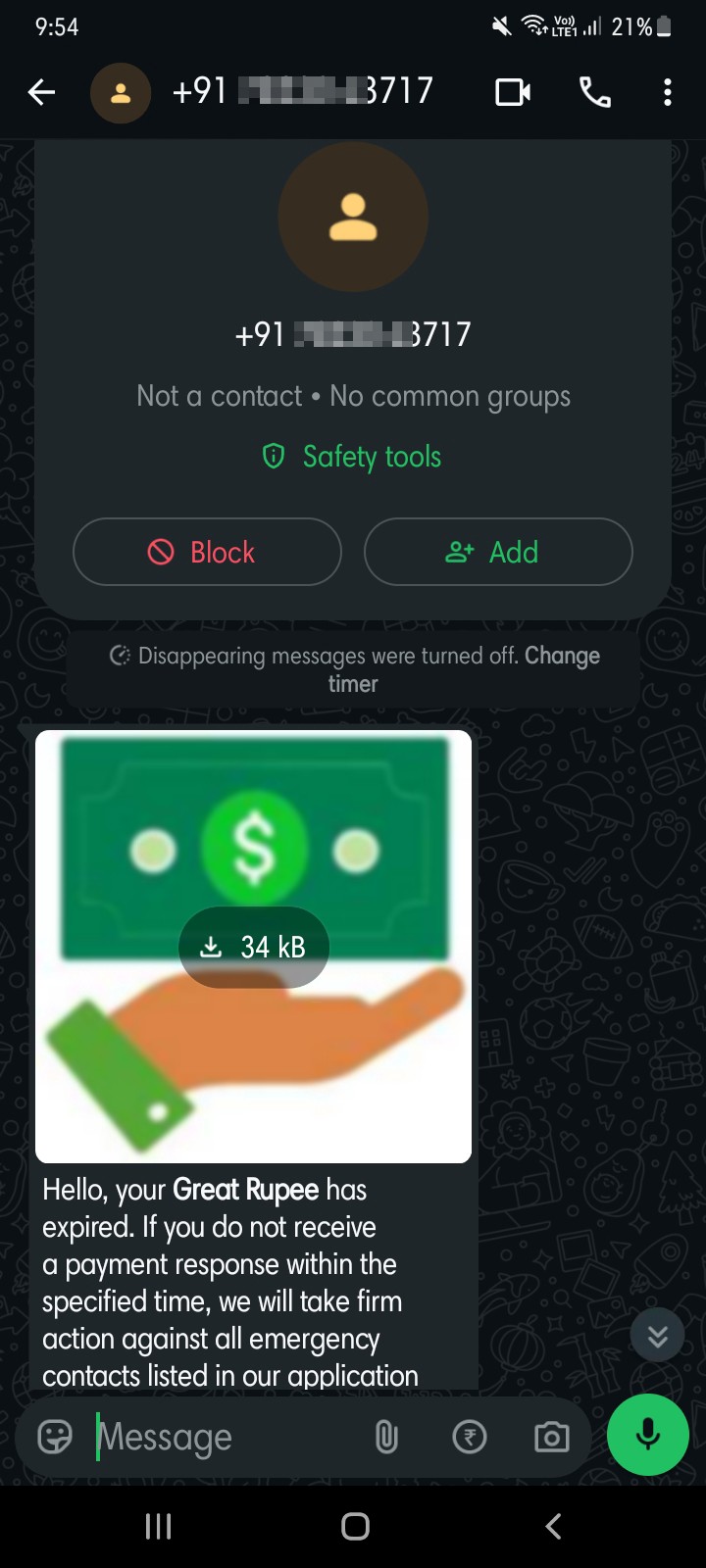 Great Rupee fake app and website
