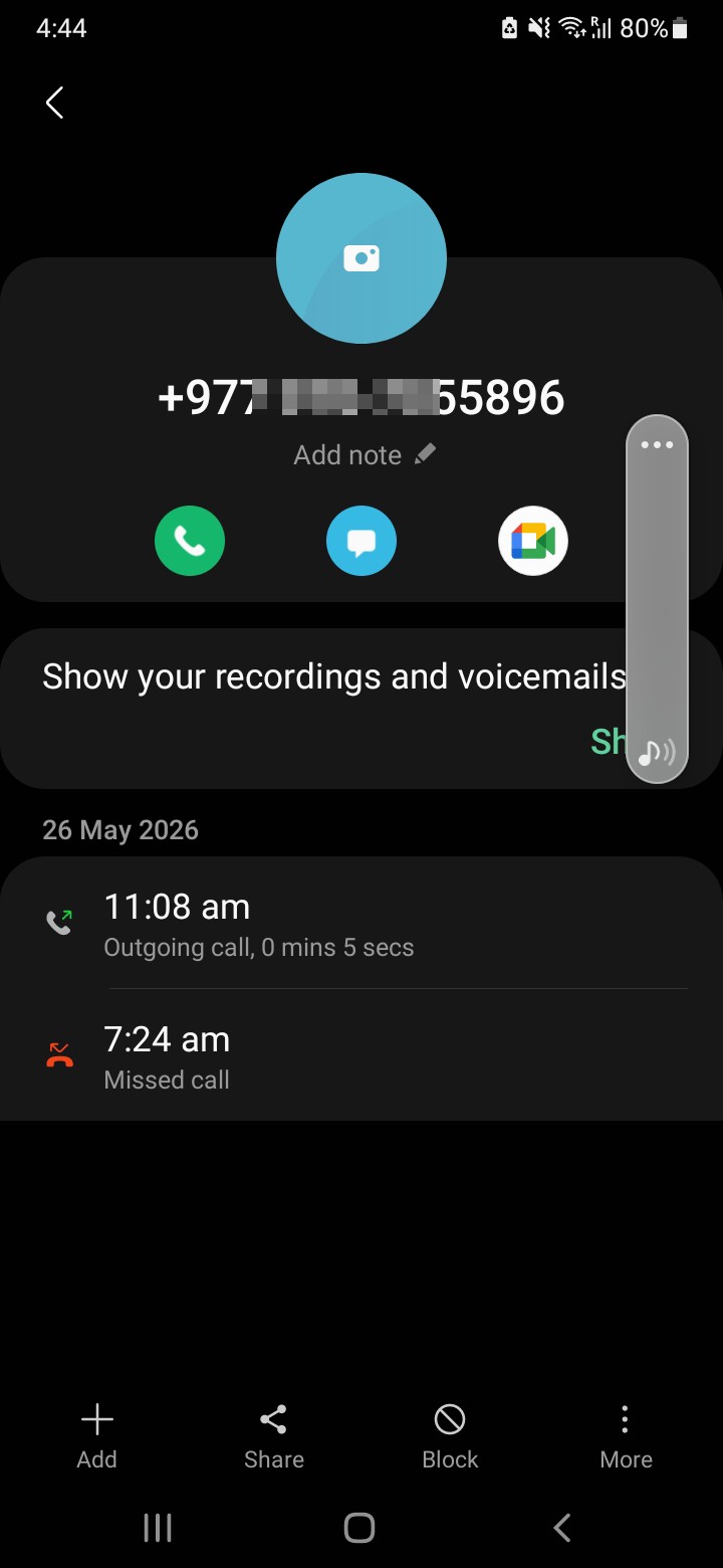 call scam