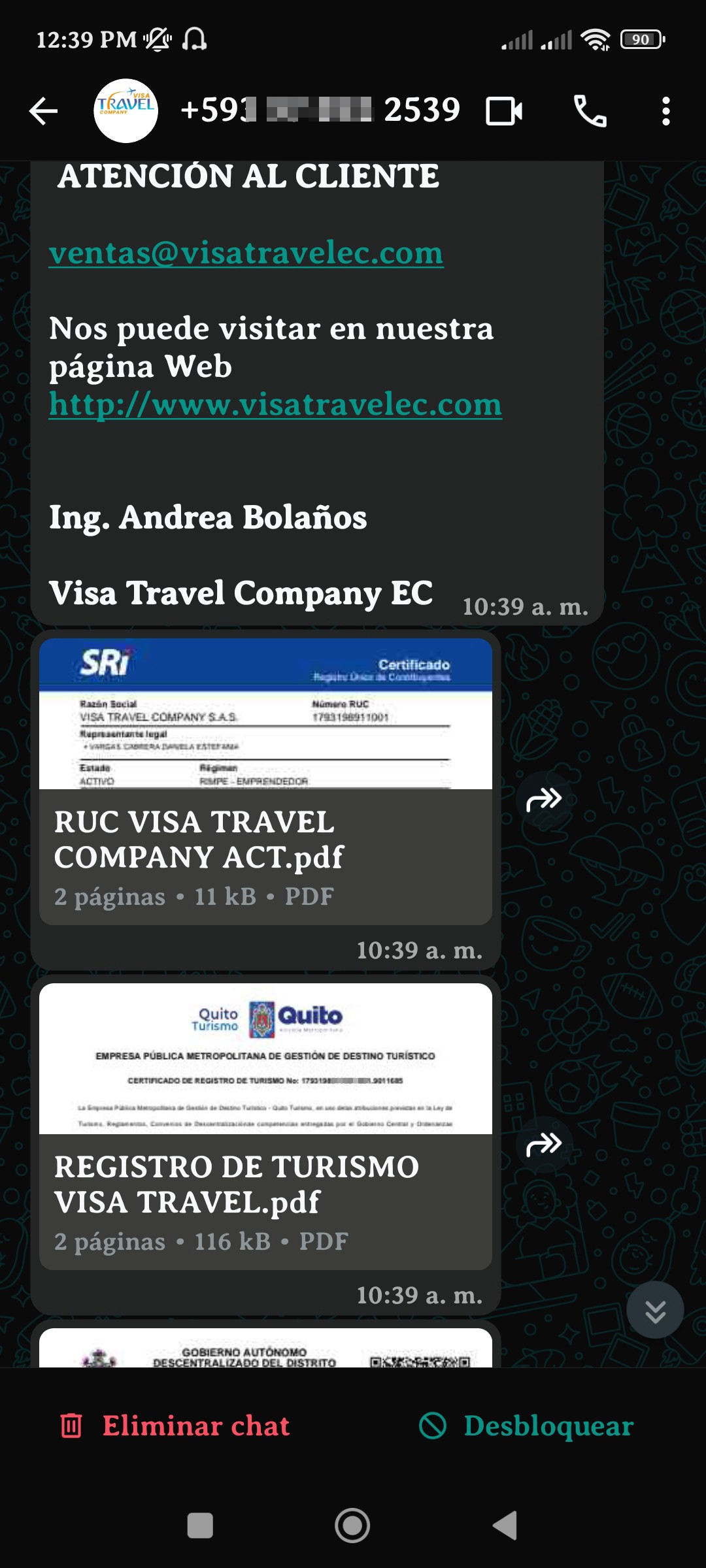 alleged visas