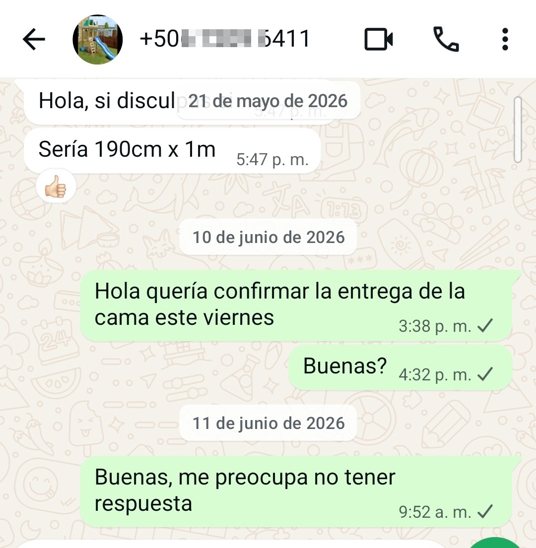 Scammer: Luis Días - M Gabriela Brenes