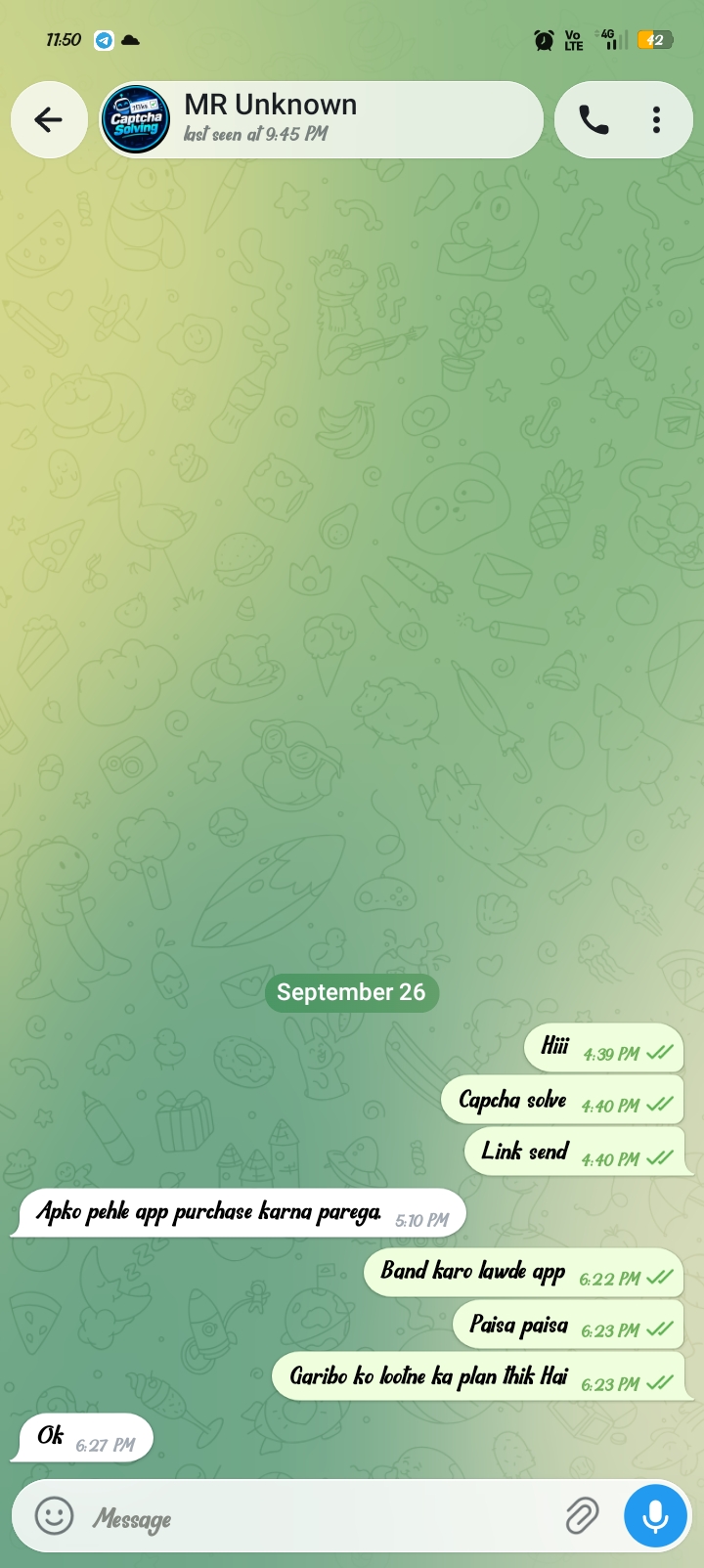 scam report please 