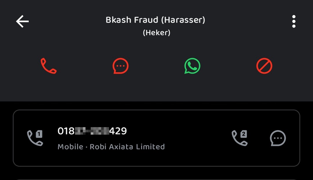 Bkash Scammer  - image 4