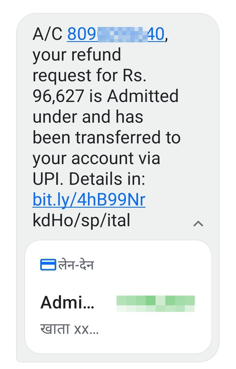 Avoid this and do not share OTP with any unknown person