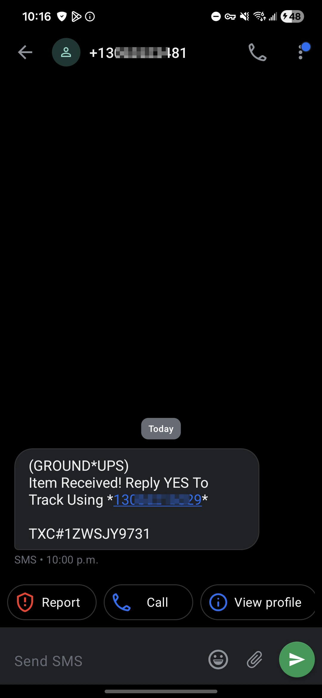 FAKE UPS