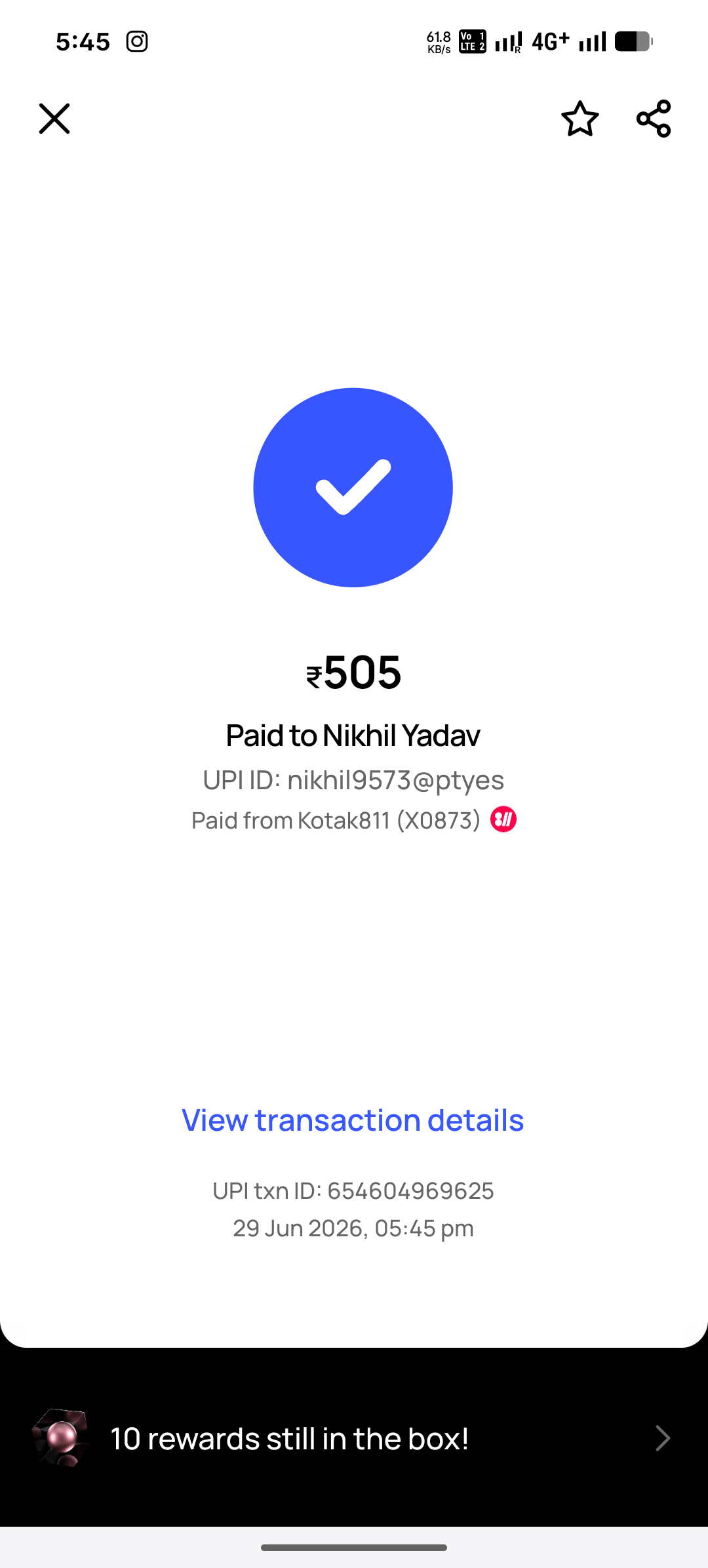 Instagram ID Selling Scam – Keeps Asking for More Money
