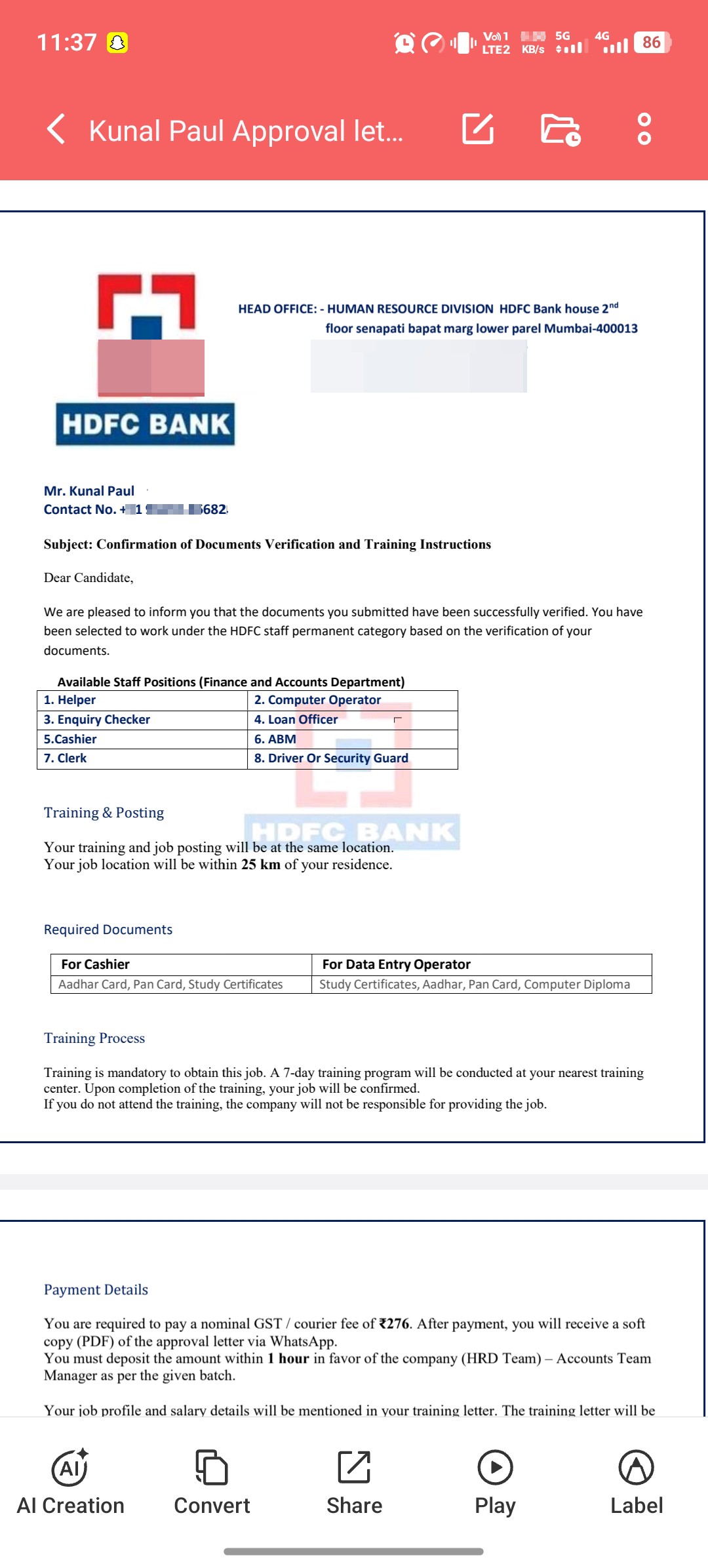 training to spam from olx  - image 3