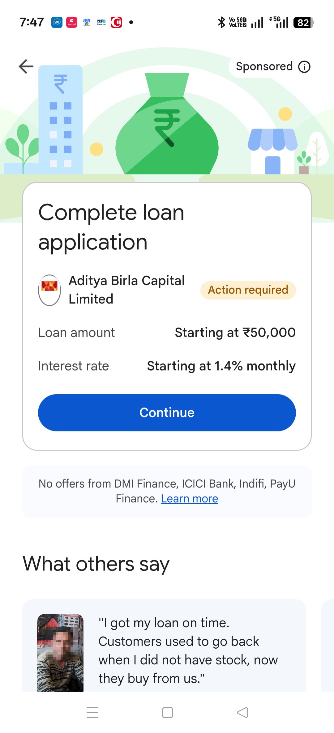 scam Aditya Birla capital  limited 