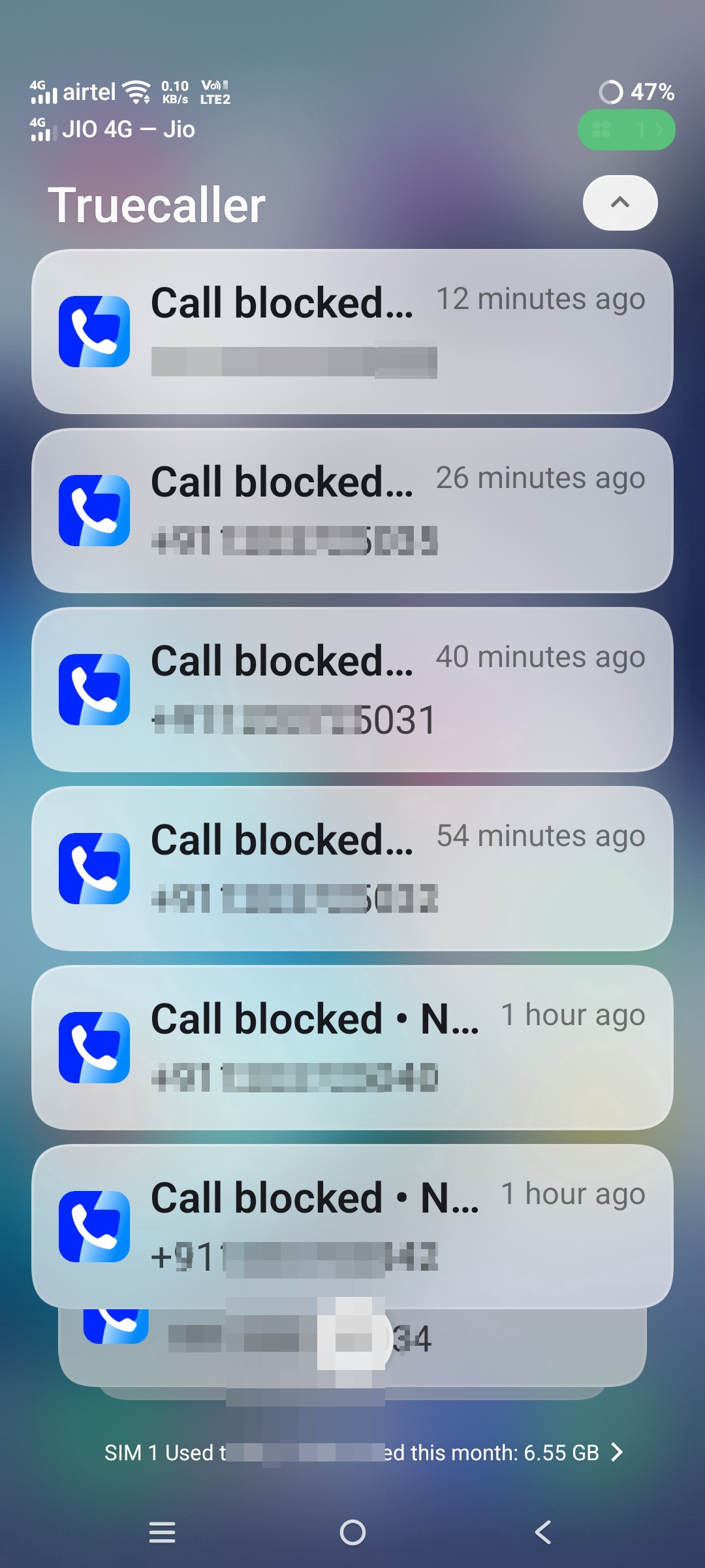 block all call [PHONE] ±891381 ±91120372 series completely every 15 minute they call daily 40 call  - image 2