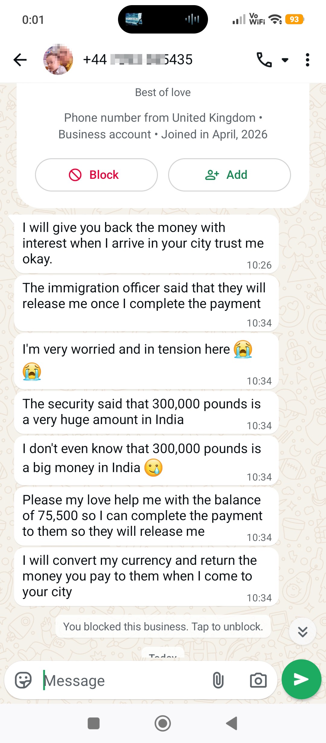 so this kind of texts I got from a uk number