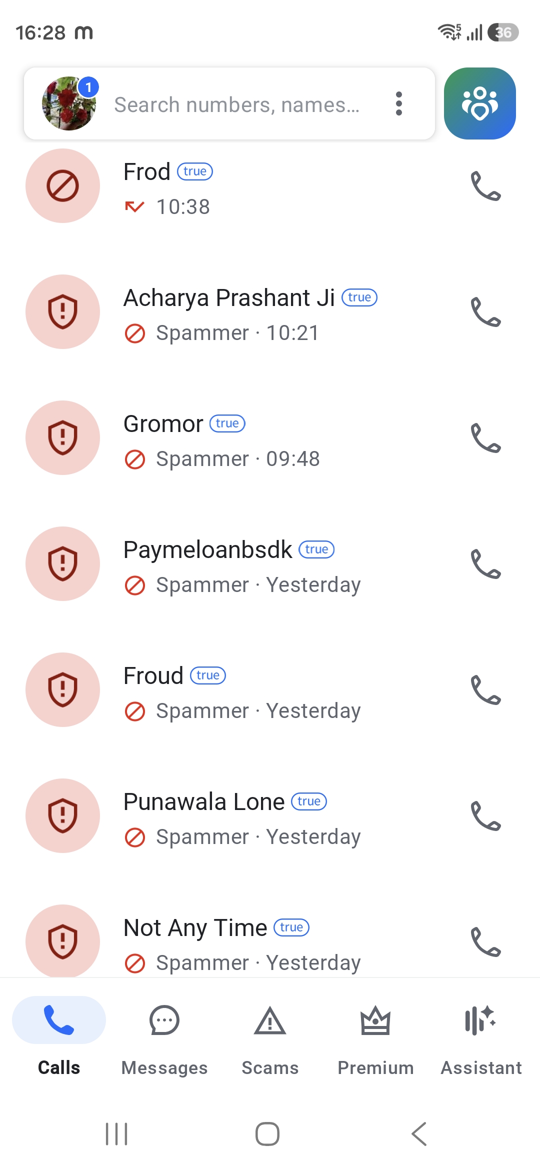 Too many calls from My money bazaar.