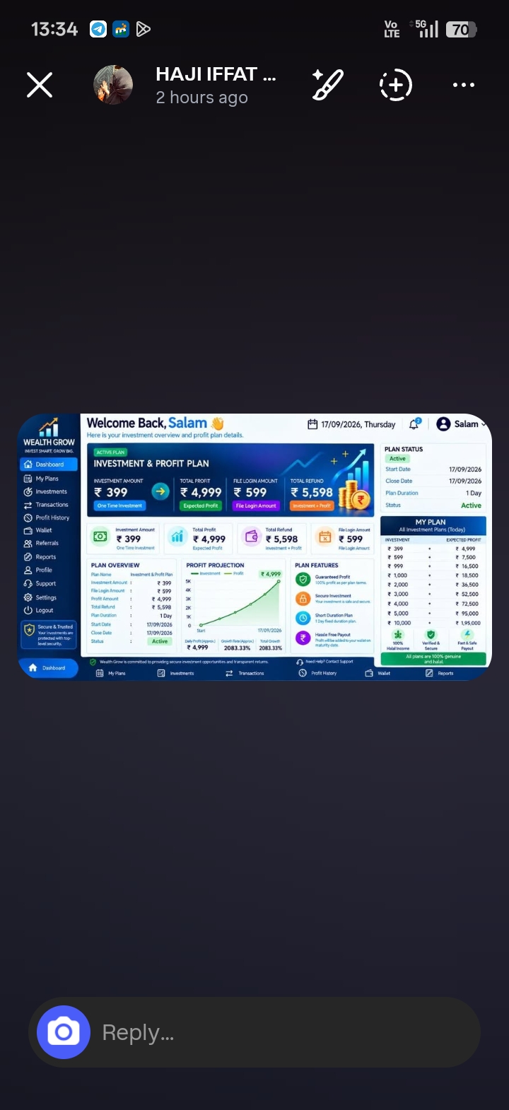 INSTRAGRAM money Doubling TRADING_SCAM l