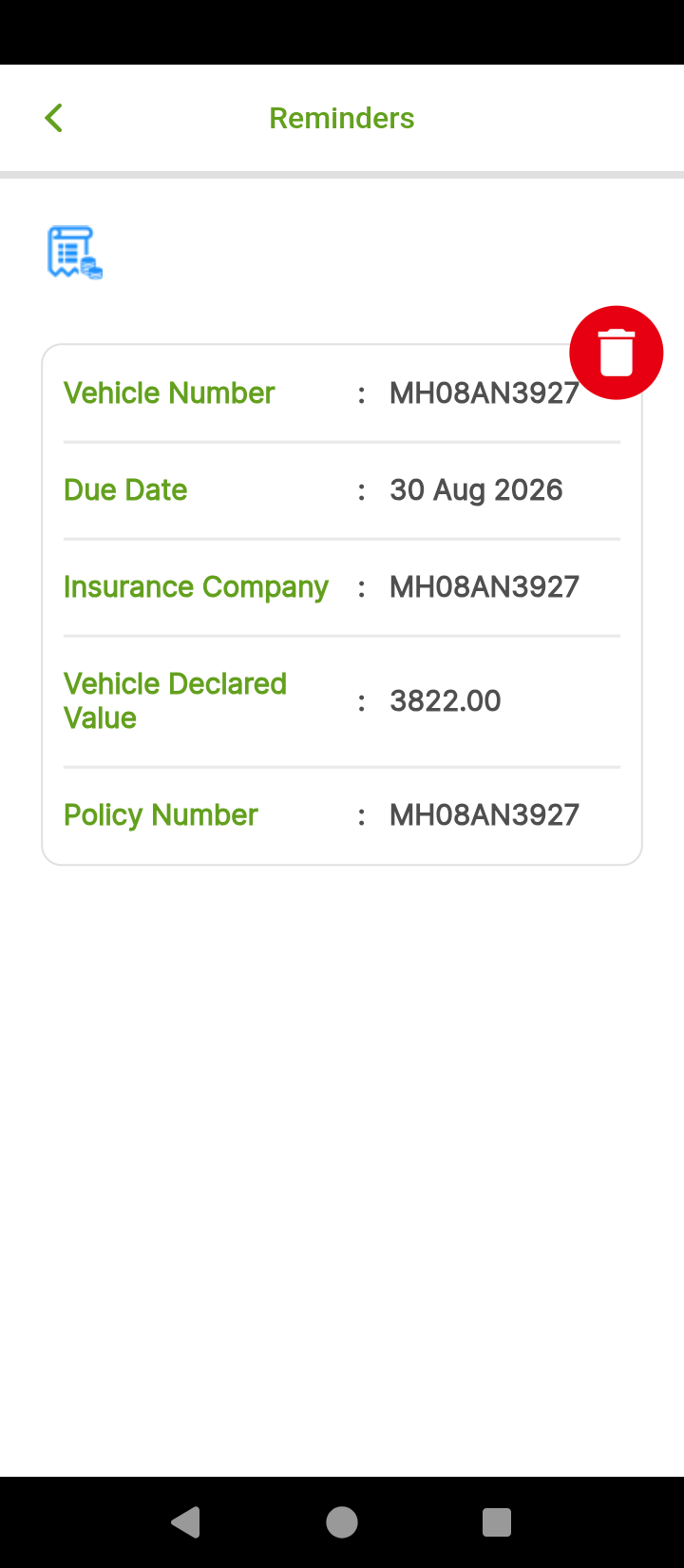 I am receiving messages from FuelABC about car insurance.