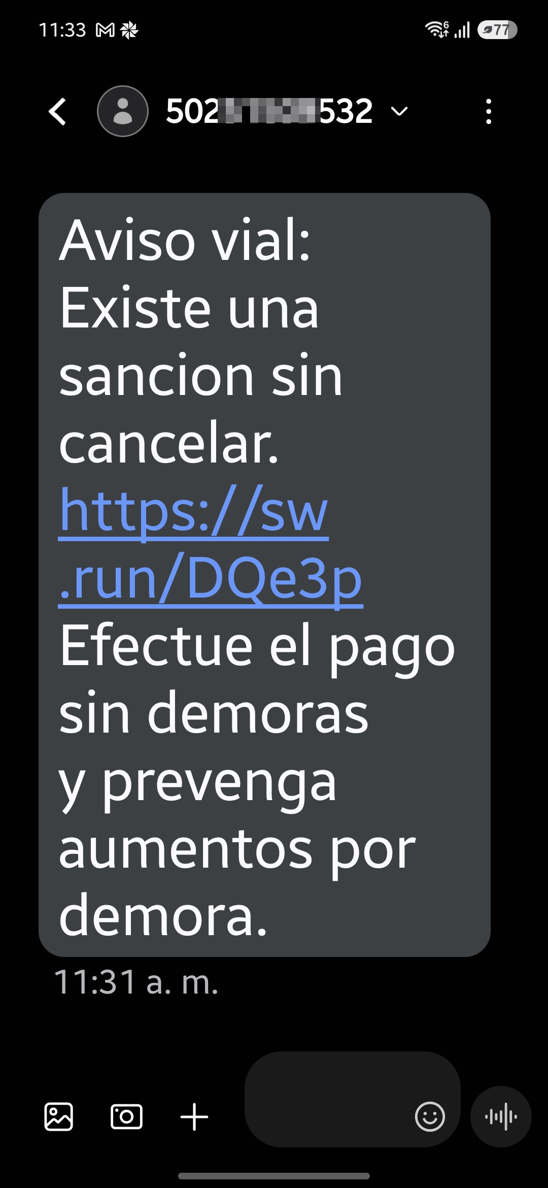 Fine Scam