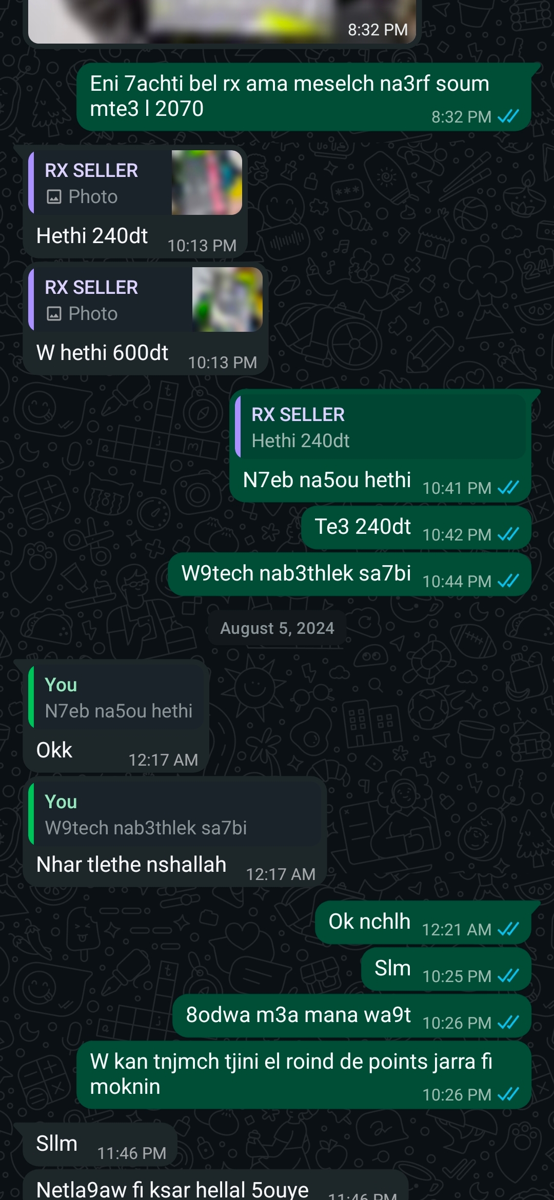Scammer Yjib mel barra and tries