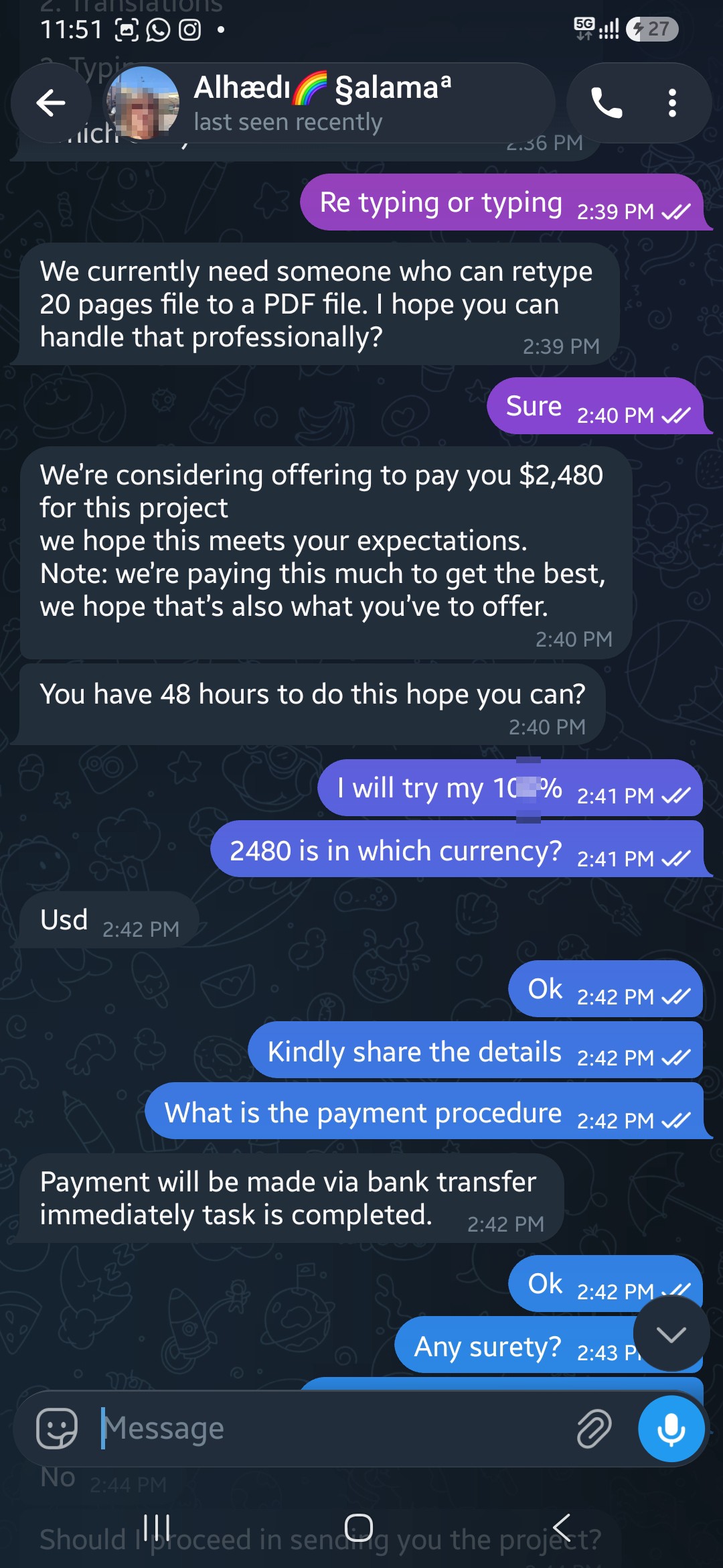 Data entry scam - image 2