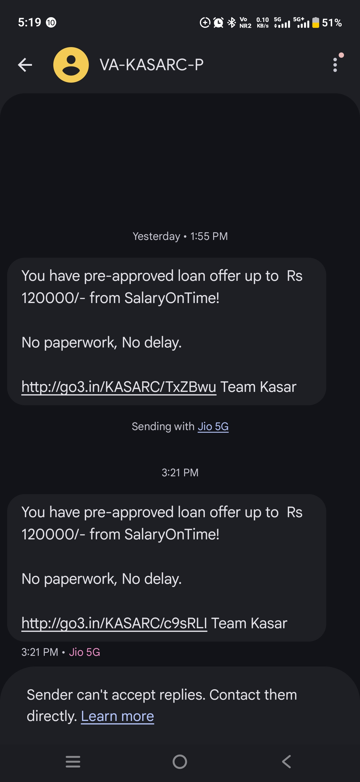 blook scem call message 