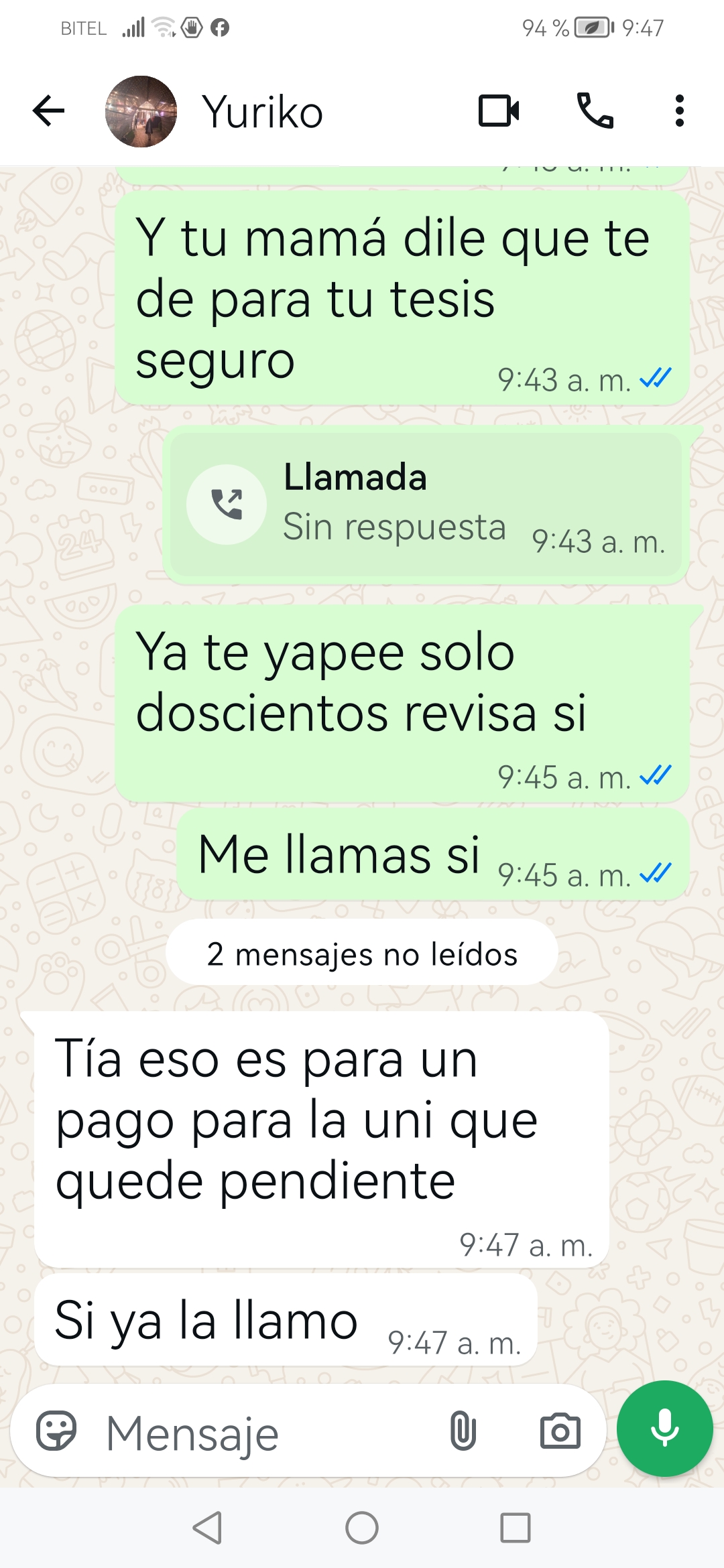WhatsApp notification - image 2