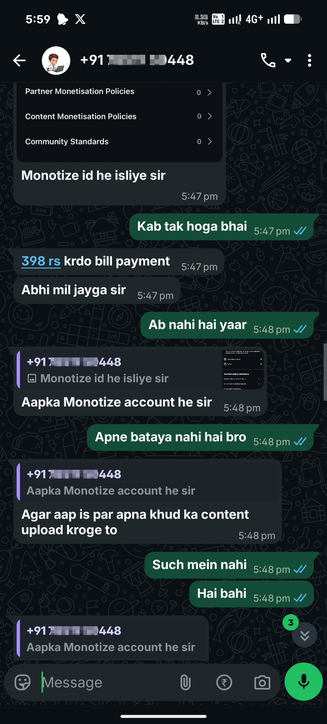 Instagram ID Selling Scam – Keeps Asking for More Money - image 5